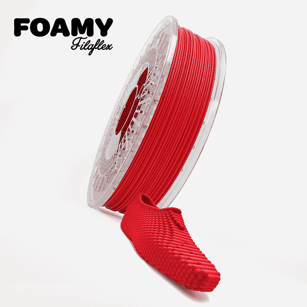 FILAFLEX FOAMY RED 1.75MM 600gr
