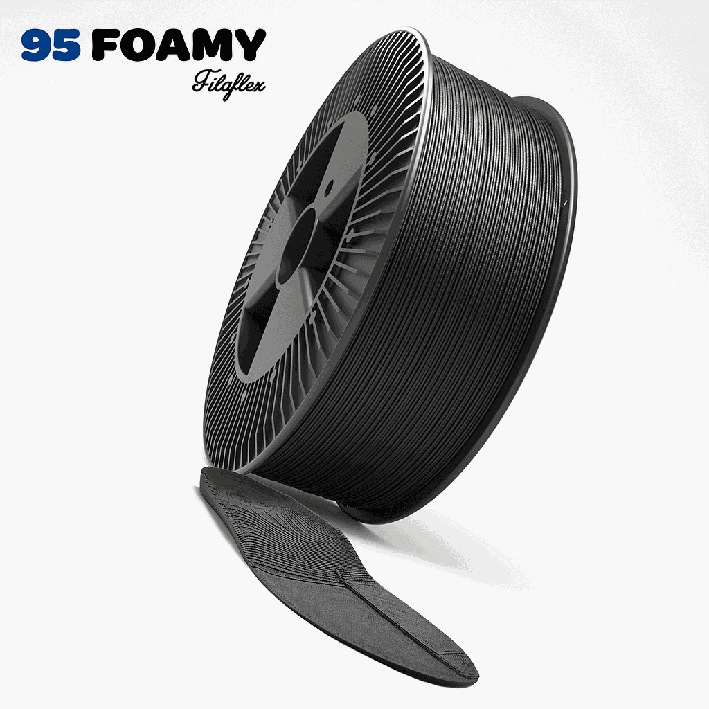 FILAFLEX 95A FOAMY BLACK 1.75MM 3kg