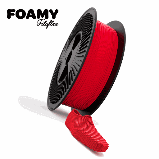 [78AFFOAMYRED2852500] FILAFLEX FOAMY RED 2.85MM 2.5kg