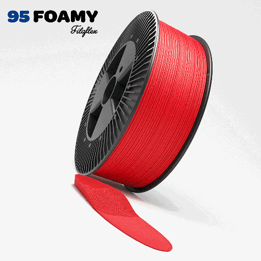 [95AFFOAMYRED1753000] FILAFLEX 95A FOAMY RED 1.75MM 3kg