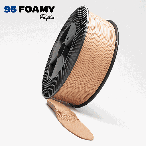 [95AFFOAMYNUDE1753000] FILAFLEX 95A FOAMY NUDE 1.75MM 3kg